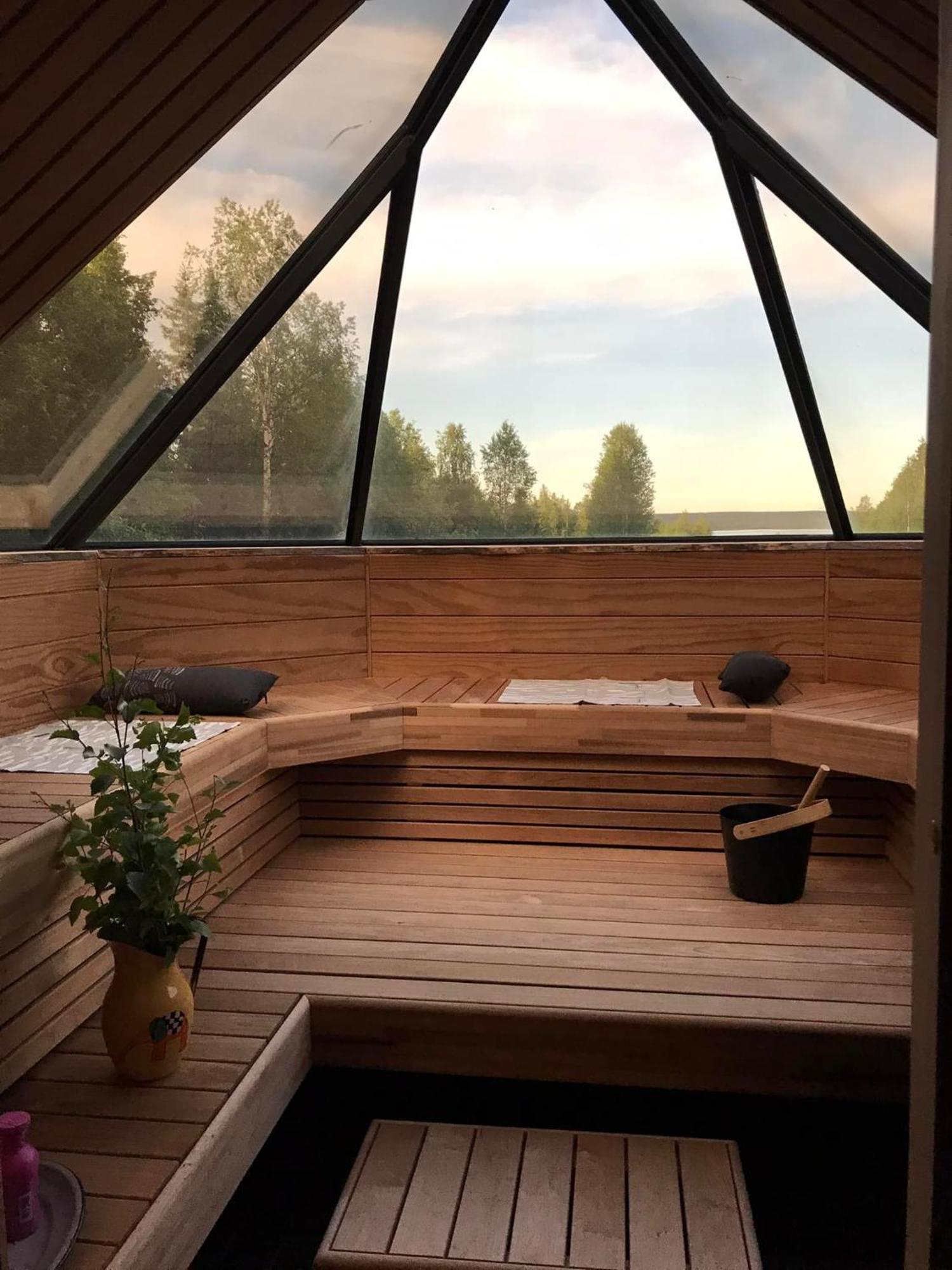 Paeivin Pirtti - Pirttikahvila Ja B&B Луосто Экстерьер фото